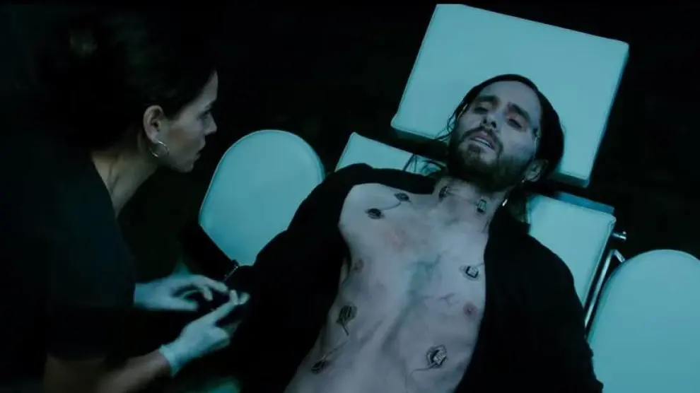 Un fotograma del tráiler de 'Morbius', protagonizada por Jared Leto.
