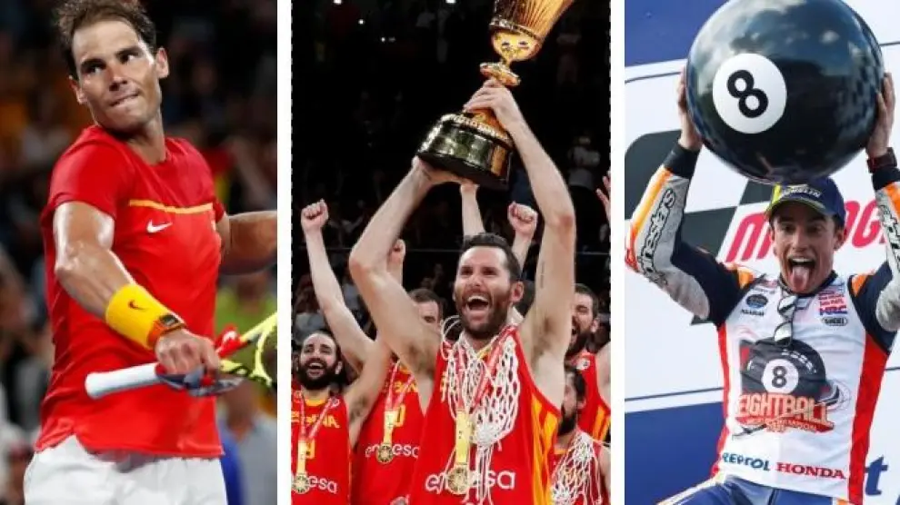 Rafa Nadal y Marc Márquez en la categoría de Mejor Deportista Masculino del Año y la Selección Española Masculina de Baloncesto ha sido elegida para formar parte de la categoría a Mejor Equipo del Año.