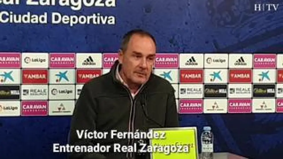 El entrenador del Real Zaragoza analiza cómo les ha afectado la suspensión del partido del sábado frente al Mirandés y cuáles son sus expectativas frente al partido que este martes disputará frente al Mallorca en La Romareda.