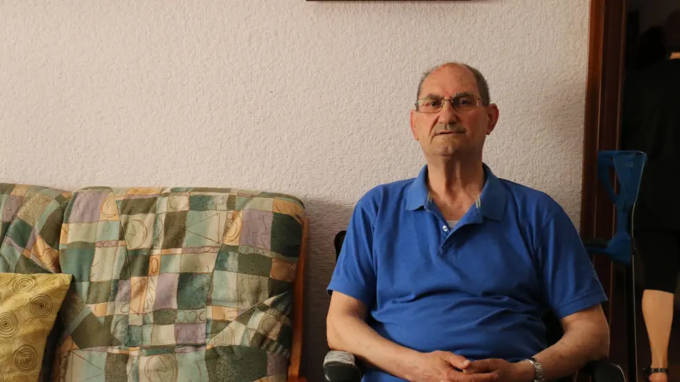Tomás Irigoyen, vecino de Ateca, de 83 años.