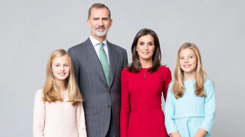 Nueva fotografía oficial de la Familia Real.