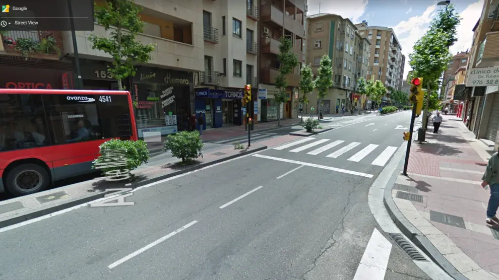 Imagen de la avenida de Madrid de Zaragoza