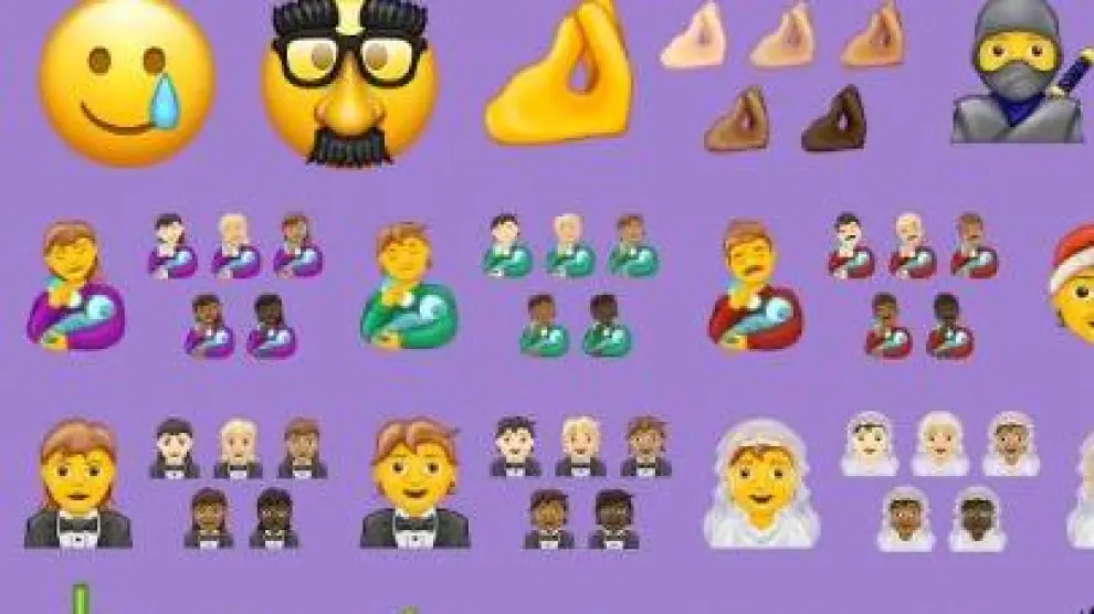 Algunos de los emojis que llegan en 2020.
