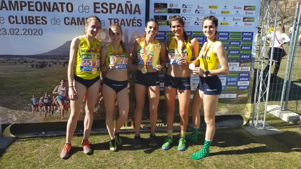 El equipo sub-23 del Alcampo Scorpio, oro en el Nacional de clubes en Soria