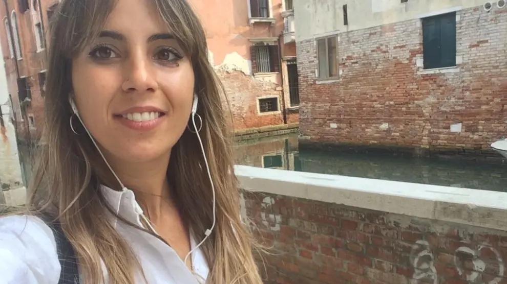 Paula Marqués, turolense en Venecia.