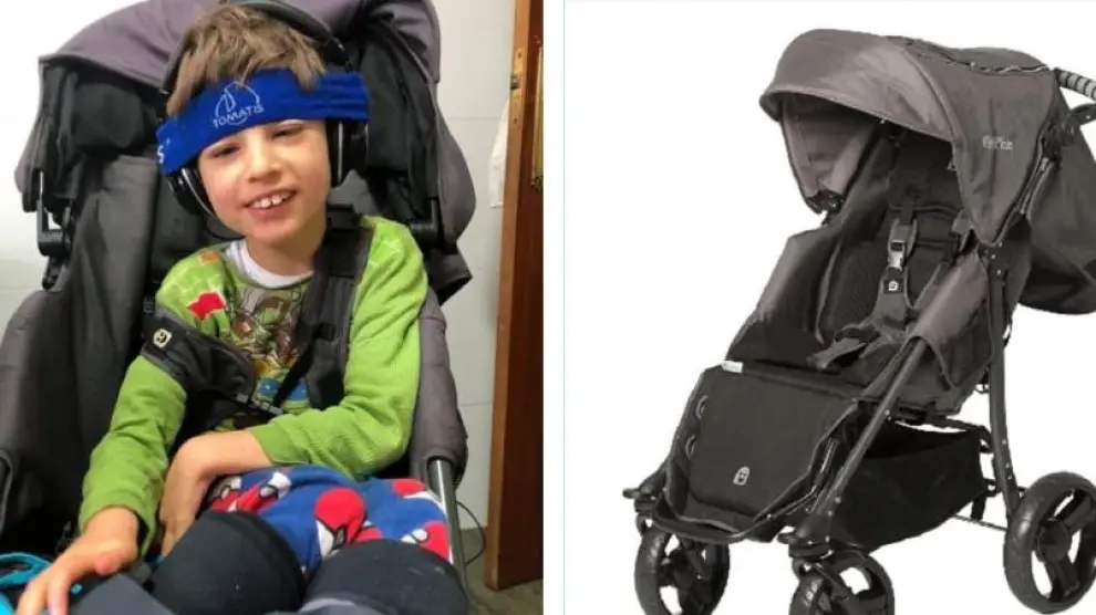 Denuncian el robo de la silla de Lucas, un niño de 10 años que padece una grave lesión cerebral