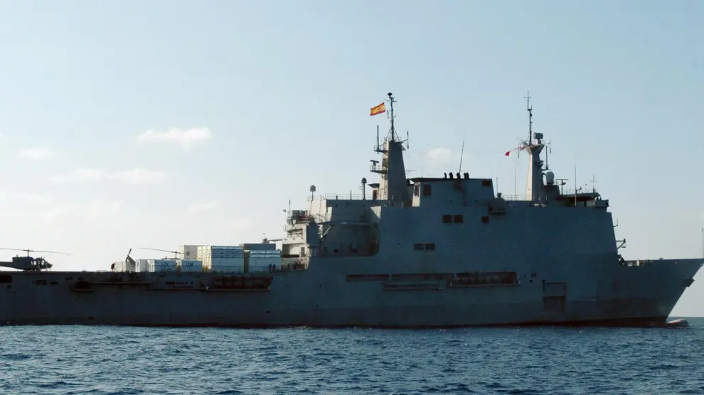 El buque 'Castilla' de la Armada española.