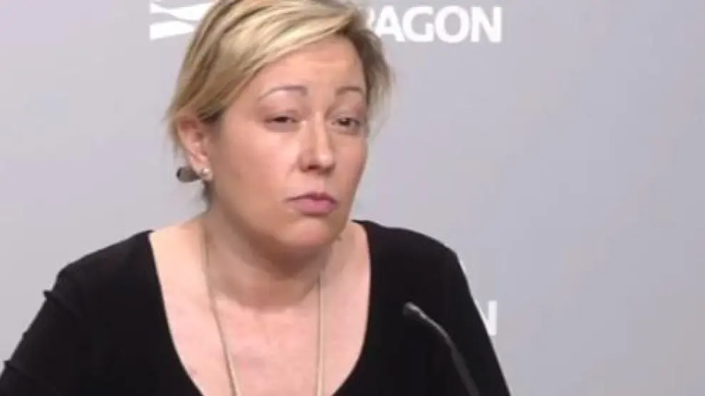 Marta Gastón, consejera de Economía, explica las medidas.