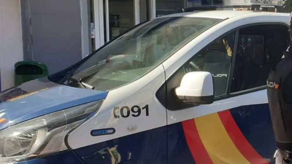 Agentes de la Policía Nacional de la Jefatura Superior de Policía de Aragón que participaron en la operación