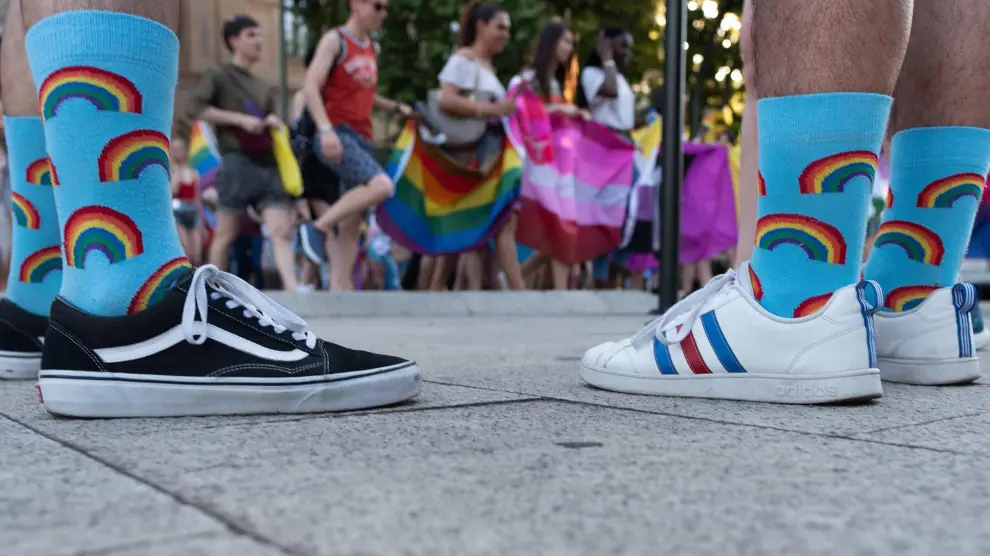 Manifestación del Orgullo Gay en junio del año pasado en Zaragoza.