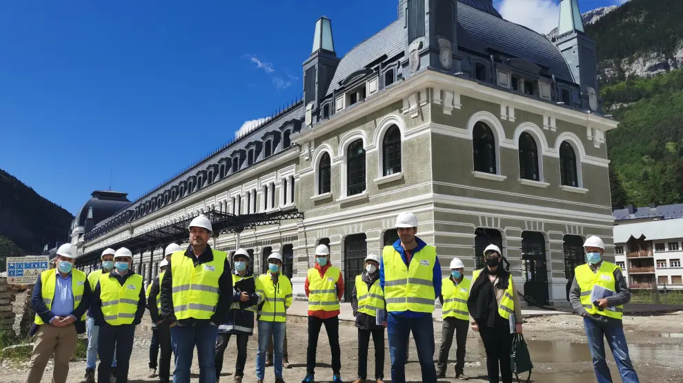 La nueva estación de Canfranc estará finalizada en septiembre