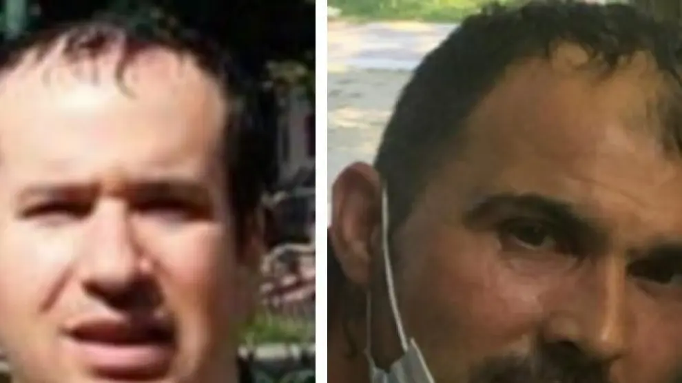 Víctor José Lezcano y Óscar Javier Hernández desaparecieron en Zaragoza el pasado día 10 de julio