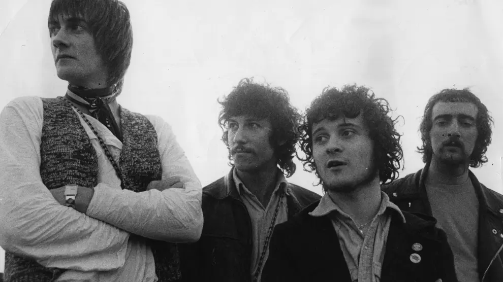 Mick Fleetwood, Peter Green, Jeremy Spencer y John McVie, integrantes de Fleetwood Mac en 1968KEYSTONE FEATURES (Foto de ARCHIVO)17/06/1968 [[[EP]]] Mick Fleetwood, Peter Green, Jeremy Spencer y John McVie, integrantes de Fleetwood Mac en 1968