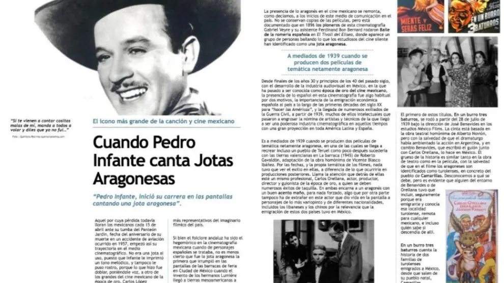 Artículo que apareció en la revista de la Casa de Aragón en México.