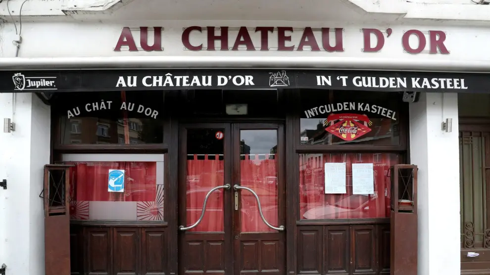 Los bares y restaurantes están cerrados en Bruselas por decisión gubernamental.
