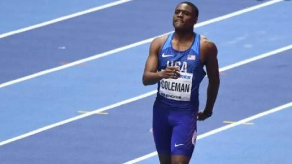 El velocista estadounidense Christian Coleman, campeón mundial de 100 metros