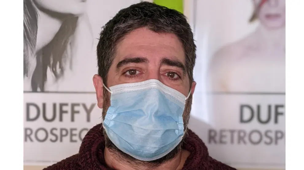 Diego Losada, 44 años, estuvo ingresado en el hospital Royo Villanova por coronavirus.