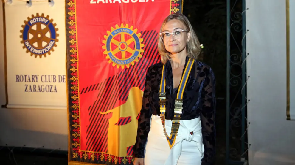 Elena Sabroso asumió en julio la Presidencia de Rotary Club Zaragoza.