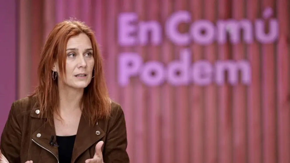 Jessica Albiach, candidata a la Generalitat por En Comú Podem.