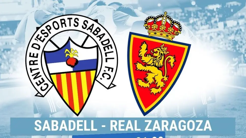 Horario y dónde ver el Sabadell-Real Zaragoza