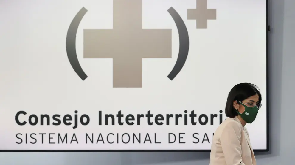 Carolina Darias, al término del Consejo Interterritorial de Salud.