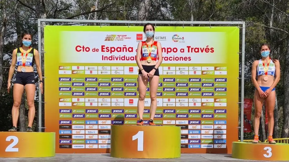 Marta Pintanel, bronce en la prueba sub-23 del Nacional de cross