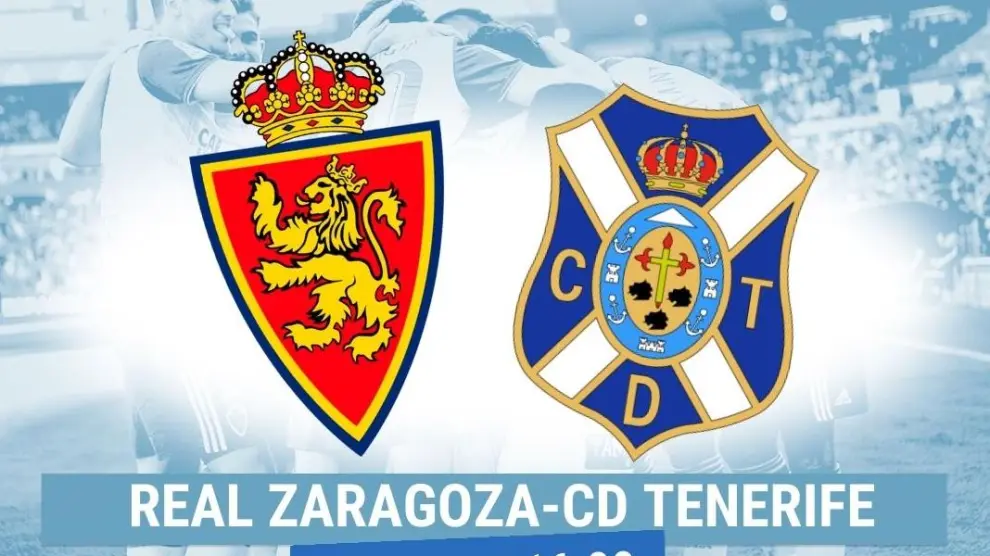 Horario y dónde ver el Real Zaragoza-Tenerife.