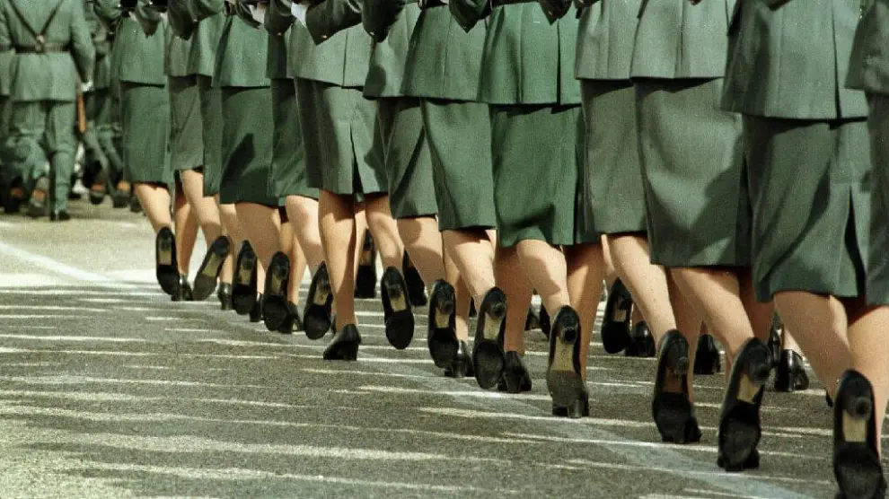Las mujeres guardias civiles en una imagen de archivo.