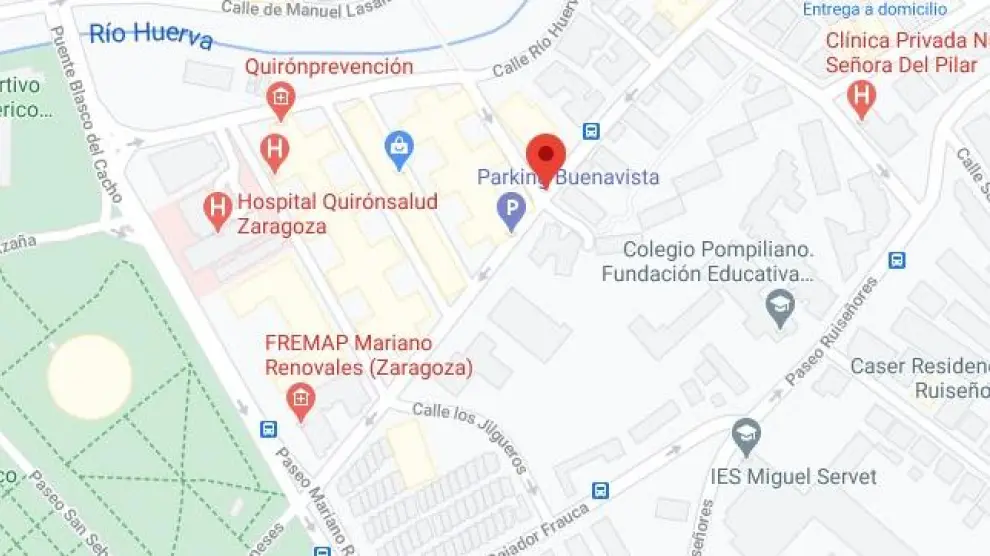 El accidente ha tenido lugar en la calle de Arzobispo Morcillo de Zaragoza.
