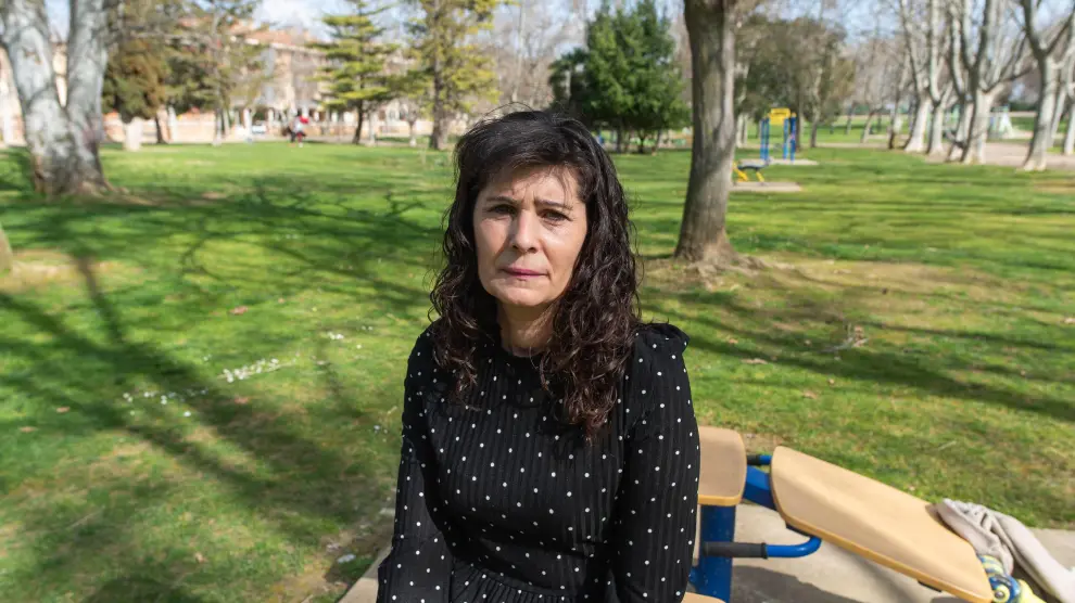 María Mar Sánchez, técnico de auxiliar de enfermería, se contagió trabajando en abril y todavía está de baja.