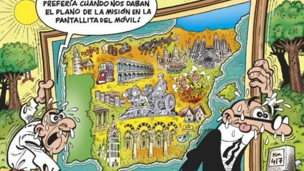 Portada de 'Mortadelo y Filemón. Misión por España'.