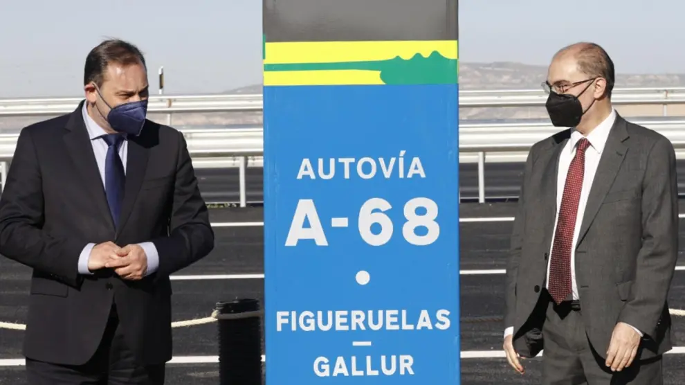 Inauguración de la A-68 entre Gallur y Figueruelas