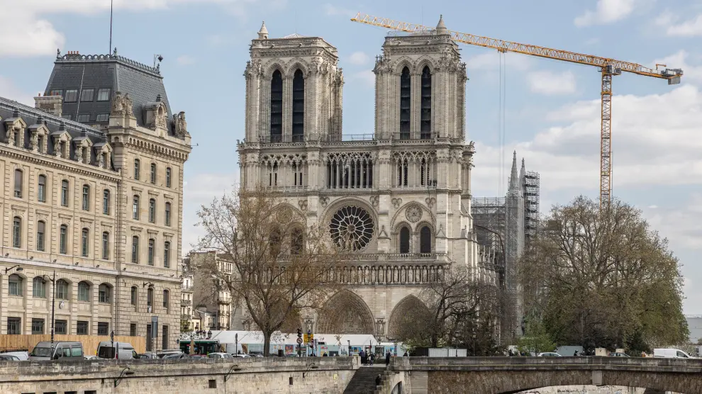 Notre Dame, cuando se cumple el segundo aniversario del incendio.