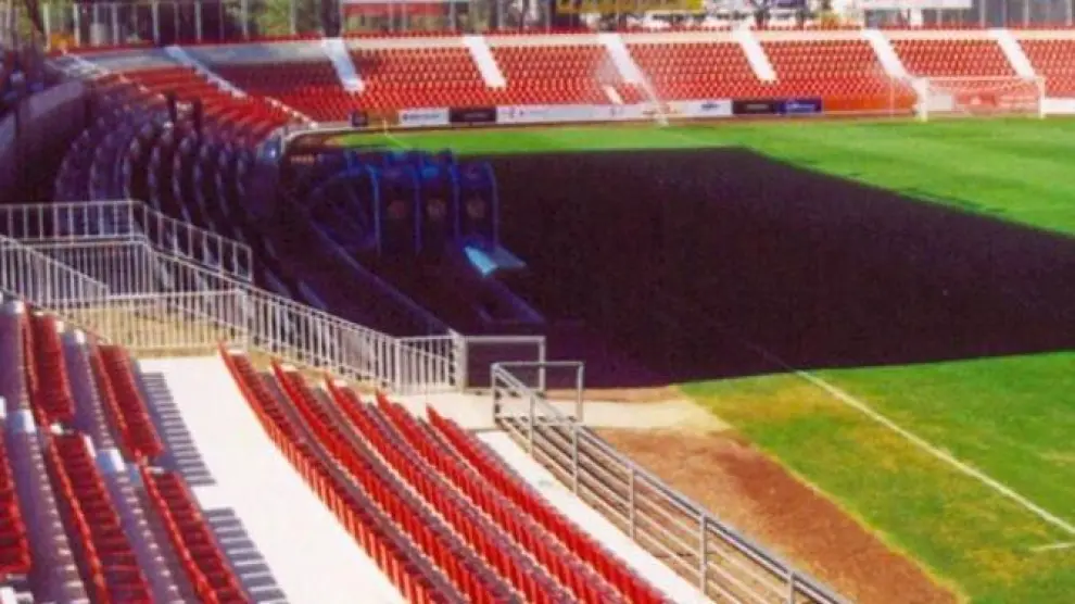 Estadio Montilivi de Gerona.