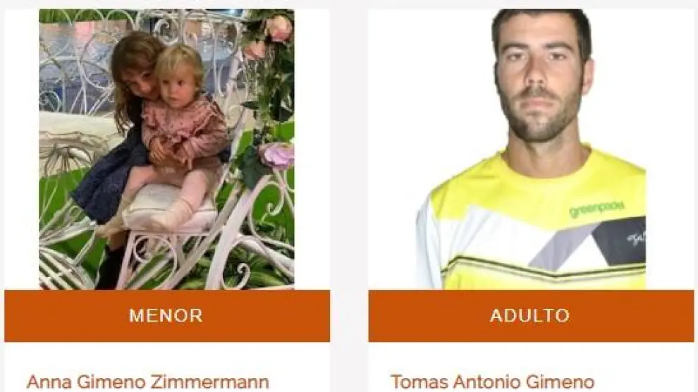 Tomás Antonio Gimeno y sus hijas, Anna y Olivia.
