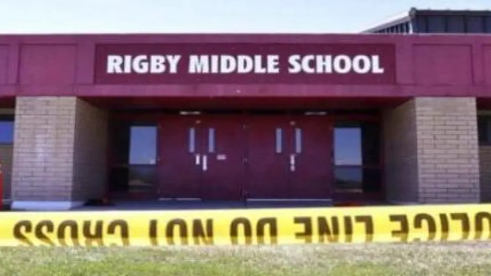 La Rigby Middle School de la localidad de Rigby, en Idaho, donde ocurrió el tiroteo.