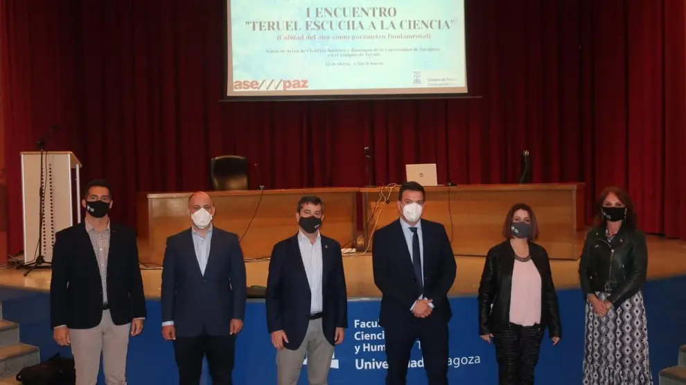 Encuentro de los representantes de los ayuntamientos de Zaragoza y Teruel en la capital mudéjar