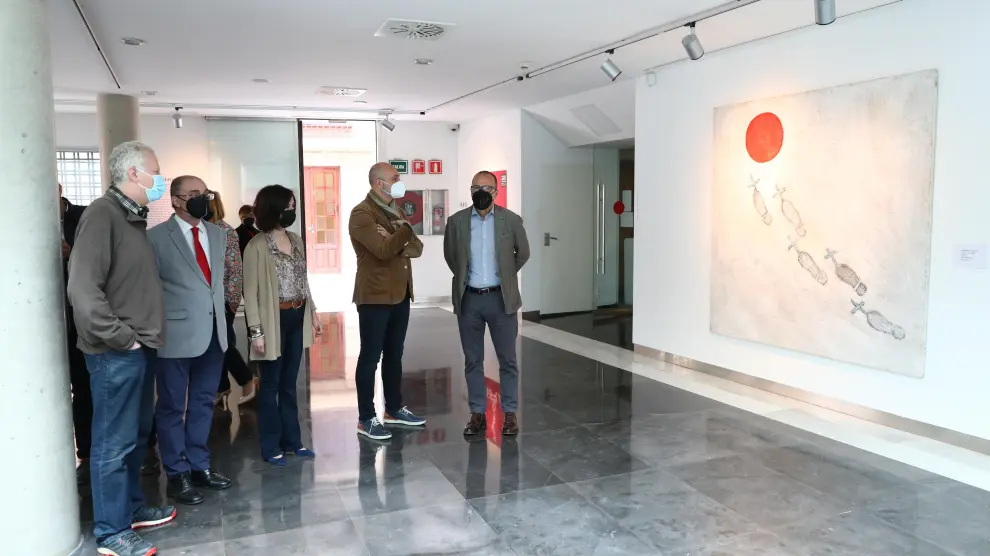 Exposición de obras del artista Víctor Mira en Ejea de los Caballeros, este sábado.