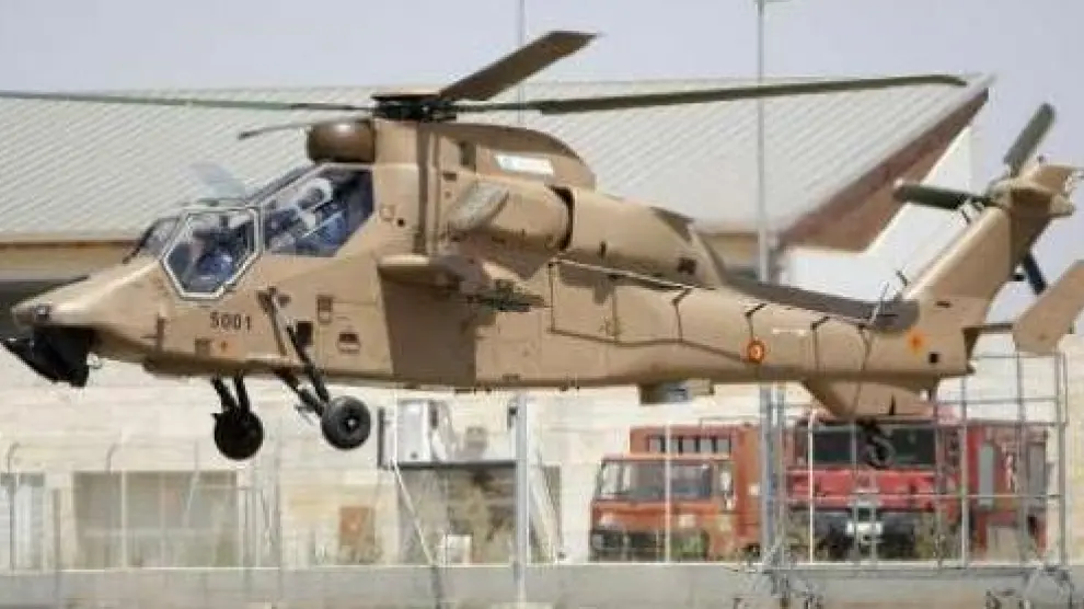 Un Eurocopter Tigre del Ejército español