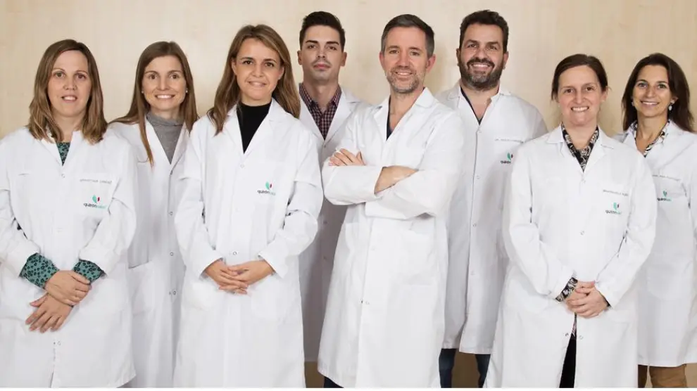 El equipo de especialistas de la unidad de Cardiología de Quirónsalud Zaragoza.
