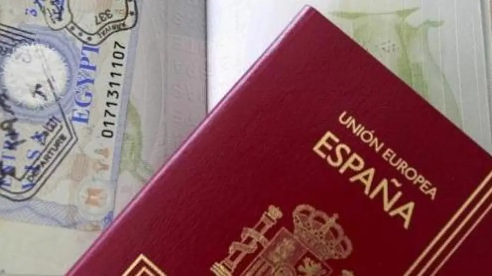 Imagen de archivo del pasaporte español