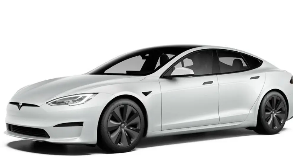 imagen del nuevo vehículo de Tesla Model S Plaid
