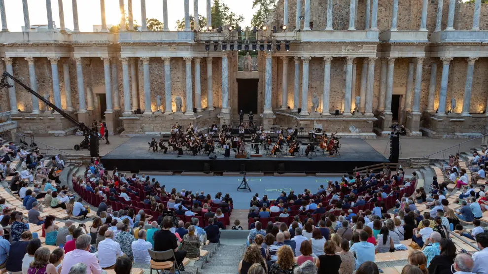 Concierto organizado por el grupo de Ciudades Patrimonio de la Humanidad de España a cargo de la Orquesta Sinfónica Freixenet de la Escuela Superior de Música Reina Sofía