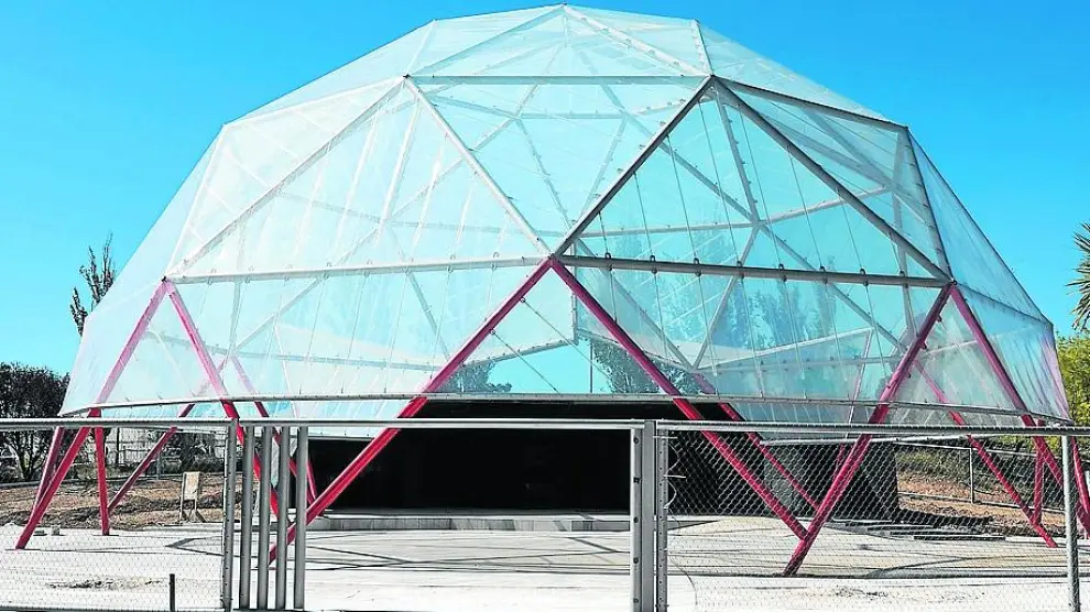Imagen de la cúpula del parque de La Granja, que se estrena este mes.