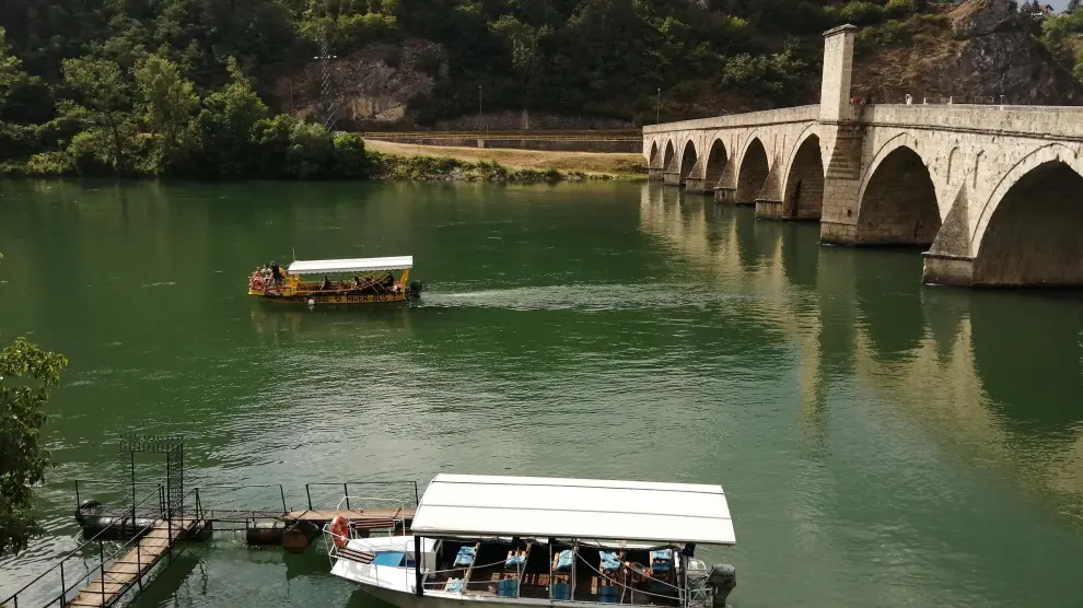 El puente otomano sobre el río Drina de Visegrad.