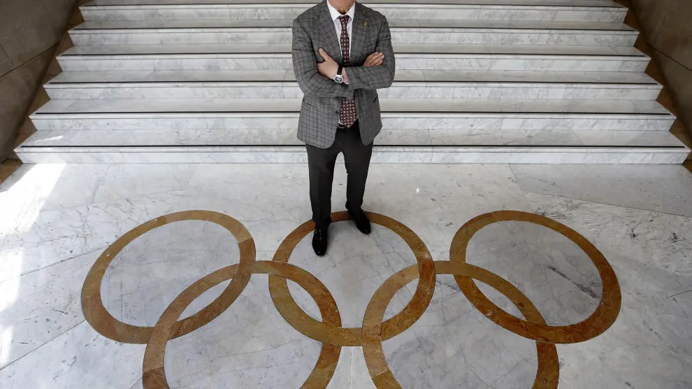 Alejandro Blanco, en la sede del COE, antes de partir a Tokio con la delegación que participará en los Juegos de Verano.