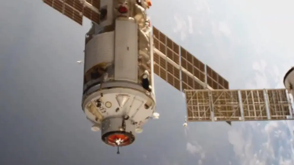 Nauka Multipurpose Laboratory Module docks to ISS