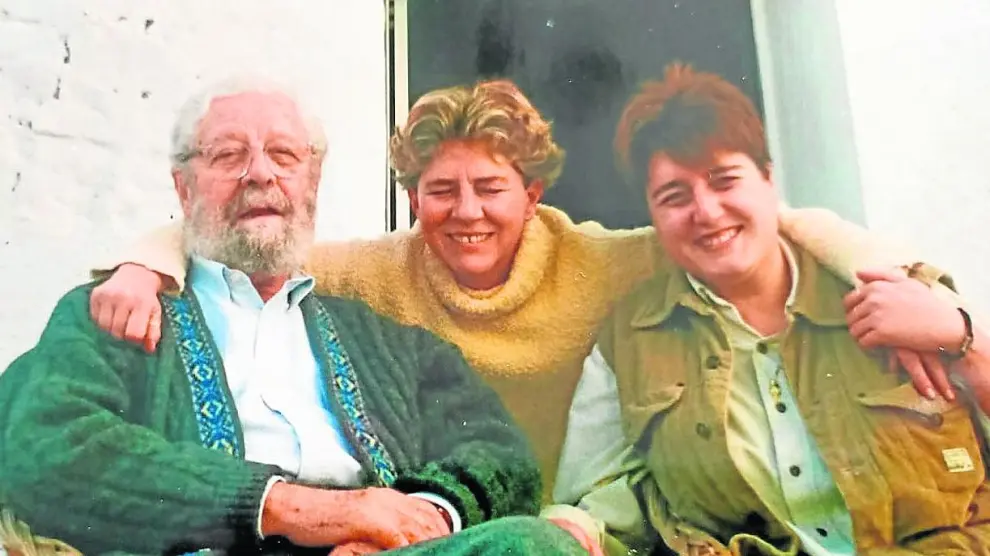 Jaulín, 1999: Luis García Berlanga, Pilar Ortega y Pilar Camón.