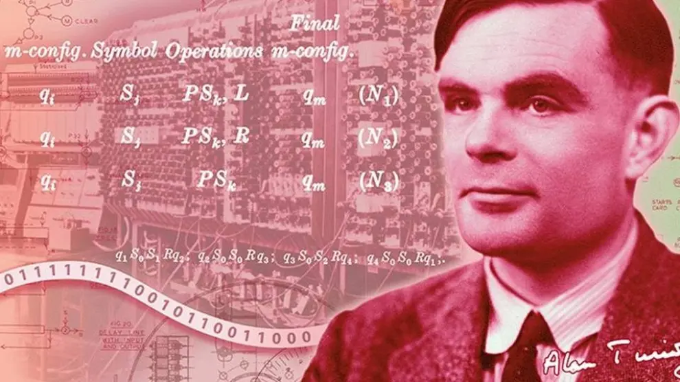 Billete dedicado a Alan Turing.