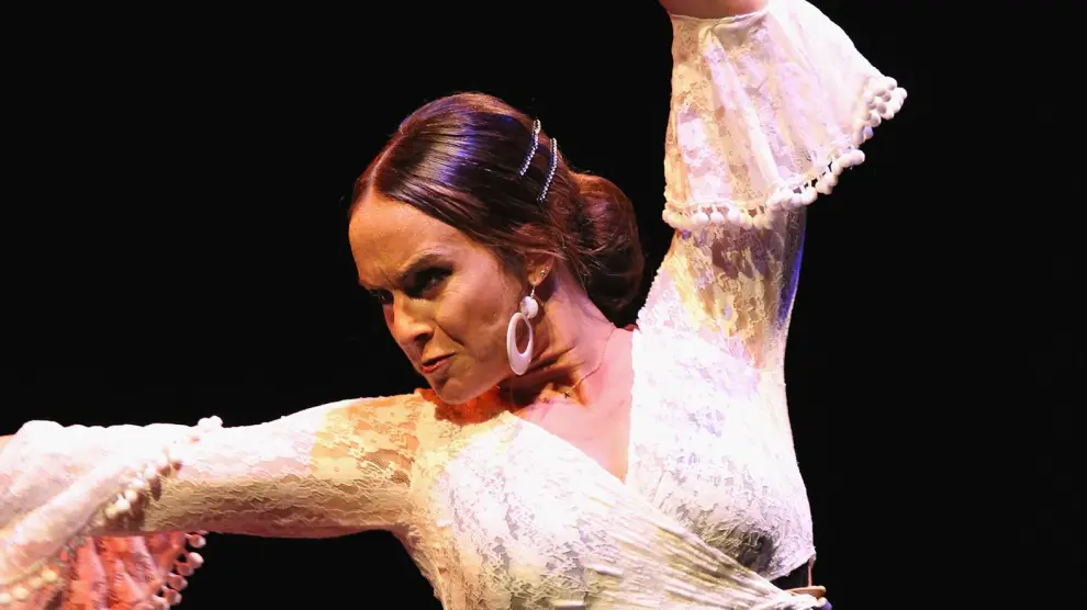 El flamenco de Amor Sánchez, en el Teatro Arbolé.